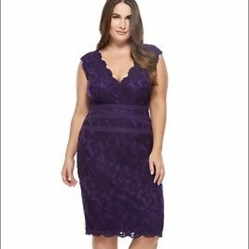 Tadashi purple cocktail dress